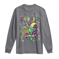 Mardi Gras Long Sleeve Shirt Fleur de Lis Carnival Fat Tuesday