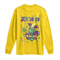 Mardi Gras Long Sleeve Shirt Fleur de Lis Carnival Fat Tuesday