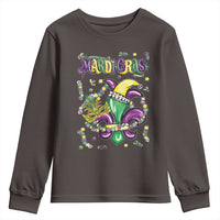 Mardi Gras Youth Sweatshirt Fleur de Lis Carnival Fat Tuesday