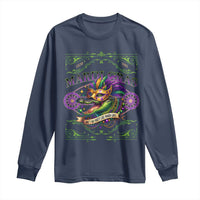 Mardi Gras Crocodile Long Sleeve Shirt Mardigator Alligator Costume Carnival Ain't No Party Like Mardi Gras