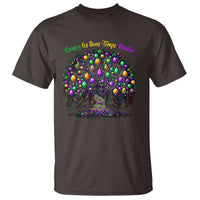 Mardi Gras Bead Tree T Shirt Carnival New Orleans 2025 Laissez Les Bons Temps Rouler