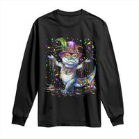 Mardi Gras Crocodile Long Sleeve Shirt Mardigator Alligator Costume Carnival New Orleans Louisiana