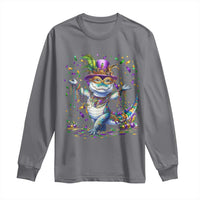 Mardi Gras Crocodile Long Sleeve Shirt Mardigator Alligator Costume Carnival New Orleans Louisiana