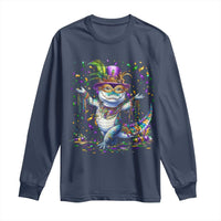 Mardi Gras Crocodile Long Sleeve Shirt Mardigator Alligator Costume Carnival New Orleans Louisiana
