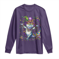 Mardi Gras Crocodile Long Sleeve Shirt Mardigator Alligator Costume Carnival New Orleans Louisiana