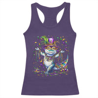 Mardi Gras Crocodile Racerback Tank Top Mardigator Alligator Costume Carnival New Orleans Louisiana