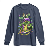 Mardi Gras Alligator Costume Long Sleeve Shirt Mardigator Crocodile Carnival New Orleans Louisiana