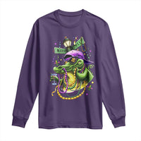 Mardi Gras Alligator Costume Long Sleeve Shirt Mardigator Crocodile Carnival New Orleans Louisiana