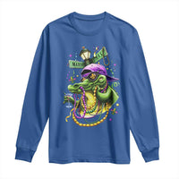Mardi Gras Alligator Costume Long Sleeve Shirt Mardigator Crocodile Carnival New Orleans Louisiana