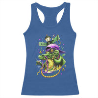 Mardi Gras Alligator Costume Racerback Tank Top Mardigator Crocodile Carnival New Orleans Louisiana