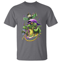 Mardi Gras Alligator Costume T Shirt Mardigator Crocodile Carnival New Orleans Louisiana