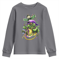 Mardi Gras Alligator Costume Youth Sweatshirt Mardigator Crocodile Carnival New Orleans Louisiana