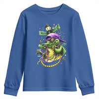 Mardi Gras Alligator Costume Youth Sweatshirt Mardigator Crocodile Carnival New Orleans Louisiana