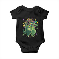 Happy Mardi Gras Alligator Baby Onesie Mardigator Crocodile Dancing New Orleans Louisiana