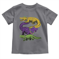 Aligator Crocodiles Louisiana Mardi Gras Toddler T Shirt