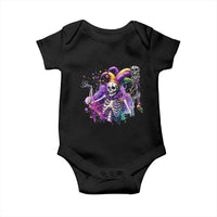 Mardi Gras Baby Onesie Jester Skeleton Skull Lovers