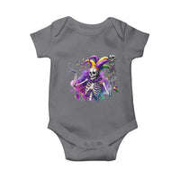 Mardi Gras Baby Onesie Jester Skeleton Skull Lovers