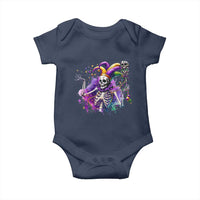 Mardi Gras Baby Onesie Jester Skeleton Skull Lovers