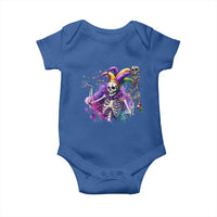 Mardi Gras Baby Onesie Jester Skeleton Skull Lovers