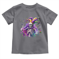 Mardi Gras Toddler T Shirt Jester Skeleton Skull Lovers