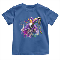 Mardi Gras Toddler T Shirt Jester Skeleton Skull Lovers