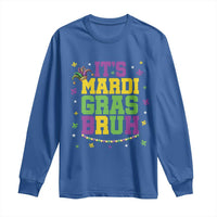 Bruh Mardi Gras Long Sleeve Shirt Funny Fat Tuesday Teens Boys Kids