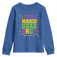 Bruh Mardi Gras Youth Sweatshirt Funny Fat Tuesday Teens Boys Kids