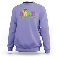 Bruh Mardi Gras Sweatshirt Carnival New Orleans Trip Parade Outfit Teens Boys Kids - Wonder Print Shop
