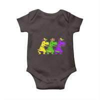 Mardi Gras Baby Onesie Kids Trex Dinos Toddler Boys