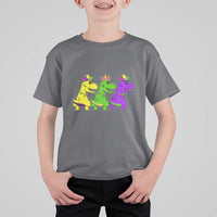 Mardi Gras T Shirt For Kid Kids Trex Dinos Toddler Boys