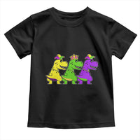 Mardi Gras Toddler T Shirt Kids Trex Dinos Toddler Boys