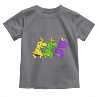 Mardi Gras Toddler T Shirt Kids Trex Dinos Toddler Boys