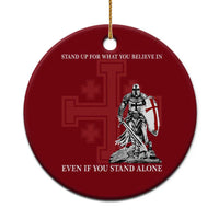 Catholic Knight Templar Crusader Cross Ceramic Ornament Kingdom Of Jerusalem