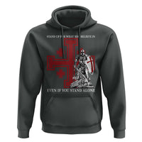 Catholic Knight Templar Crusader Cross Hoodie Kingdom Of Jerusalem