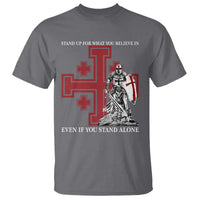 Catholic Knight Templar Crusader Cross T Shirt Kingdom Of Jerusalem