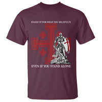 Catholic Knight Templar Crusader Cross T Shirt Kingdom Of Jerusalem