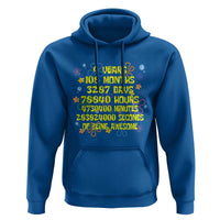 9th Birthday Gifts Hoodie Flowers Girl Son Boy 9yr 9 Year Old Bday