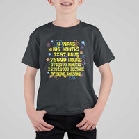 9th Birthday Gifts T Shirt For Kid Flowers Girl Son Boy 9yr 9 Year Old Bday