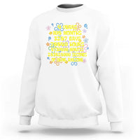 9th Birthday Gifts Sweatshirt Flowers Girl Son Boy 9yr 9 Year Old Bday
