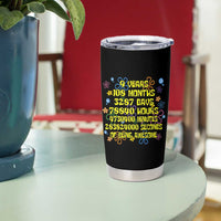 9th Birthday Gifts Tumbler Cup Flowers Girl Son Boy 9yr 9 Year Old Bday