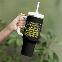9th Birthday Gifts Tumbler With Handle Flowers Girl Son Boy 9yr 9 Year Old Bday