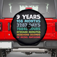 9 Year Old Bday Spare Tire Cover Son Boy 9yr 9th Birthday Gifts