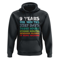 9 Year Old Bday Hoodie Son Boy 9yr 9th Birthday Gifts