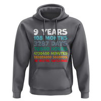 9 Year Old Bday Hoodie Son Boy 9yr 9th Birthday Gifts