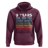 9 Year Old Bday Hoodie Son Boy 9yr 9th Birthday Gifts