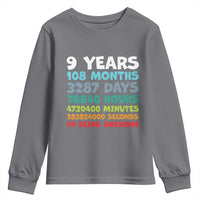 9 Year Old Bday Youth Sweatshirt Son Boy 9yr 9th Birthday Gifts