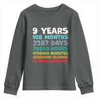 9 Year Old Bday Youth Sweatshirt Son Boy 9yr 9th Birthday Gifts