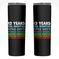13th Birthday Skinny Tumbler 13 Year Old Bday Gifts Son Boy 13yr