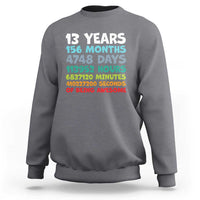 13th Birthday Sweatshirt 13 Year Old Bday Gifts Son Boy 13yr