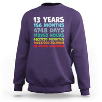 13th Birthday Sweatshirt 13 Year Old Bday Gifts Son Boy 13yr